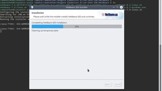 NetBeans 7.4 Installation in Linux Mint 18 with Oracle JDK 7 смотреть онлайн