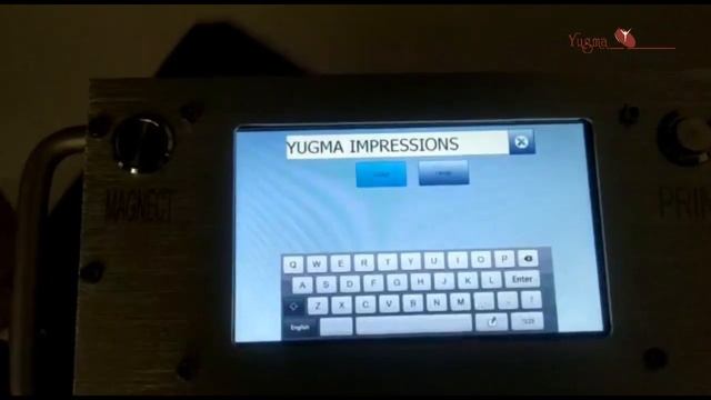 Portable Dot Peen Marking Machine with Inbuilt Touch Screen смотреть онлайн