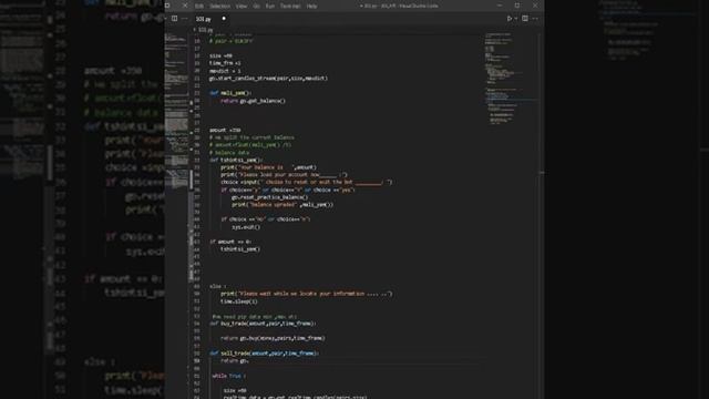 Coding and scripting a buy function and a sell function IQ Option API смотреть онлайн
