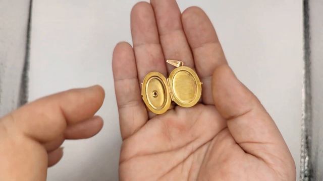 Золотой кулон 583 пробы 1920-1930х годов в идеальном состоянии. смотреть онлайн