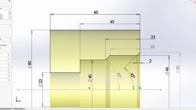 Цикл чернового-продольного точения G71 (внутри) смотреть онлайн