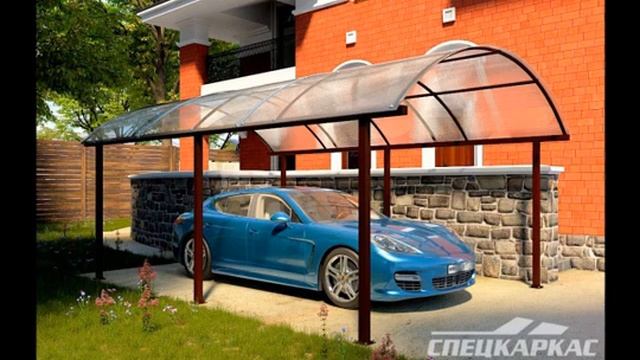 Как сделать навес для автомобиля смотреть онлайн