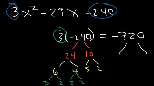 Factoring Trinomials ax2+bx+c By Grouping смотреть онлайн