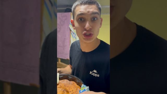 Творожная запеканка по французски #юмор #готовка #едаялюблютебя