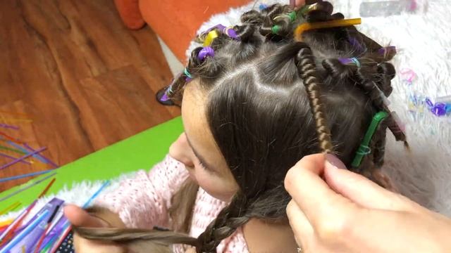 НАСТОЯЩИЕ афро КУДРИ без плойки и утюжка / Кудри из ТРУБОЧЕК / Объемные кудри смотреть онлайн