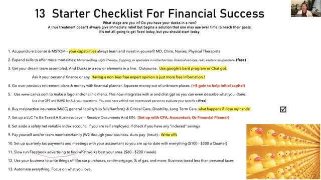 ☮️ HOLISTIC Financial Planning For Independent Health Prof 101 ~ By: Josh Nerenberg, Acupuncturist смотреть онлайн