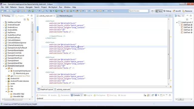 LinearLayout no Android, Entendendo e Utilizando смотреть онлайн