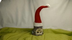 Домик из соленого теста "Домик Санты"