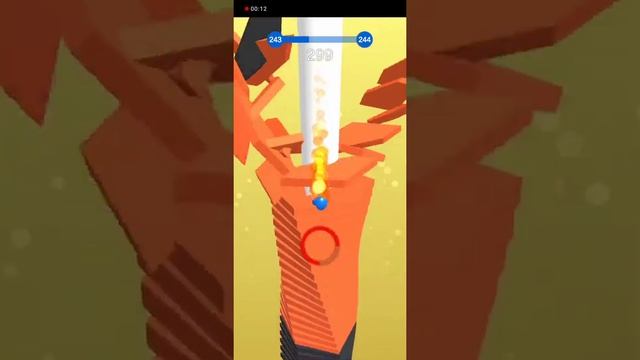 Stack Ball - Blast through platforms Level -243 #shorts смотреть онлайн