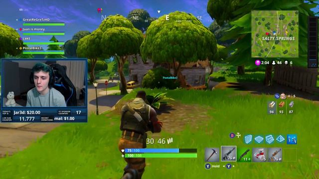 @L4KE_ | [XBOX] Fortnite Battle Royale w/ Randoms Live Stream | !discord | Sponsor Goal [17/20] смотреть онлайн