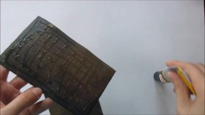 Мастер-Класс «Винтажный Блокнот» \Tutorial Video «Vintage Notepad»