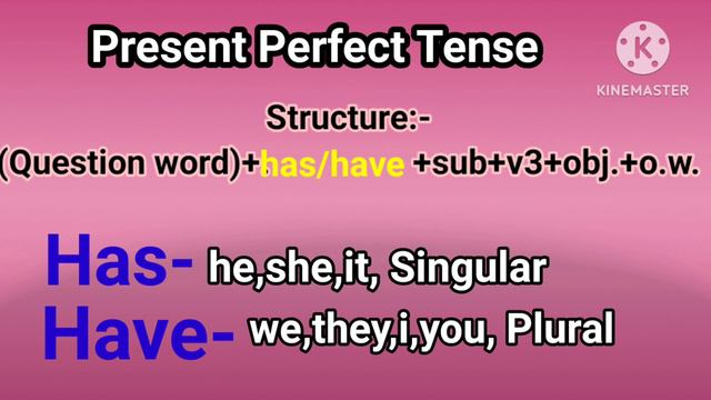 Present Perfect Tense|Interrogative Sentences|Question words| смотреть онлайн