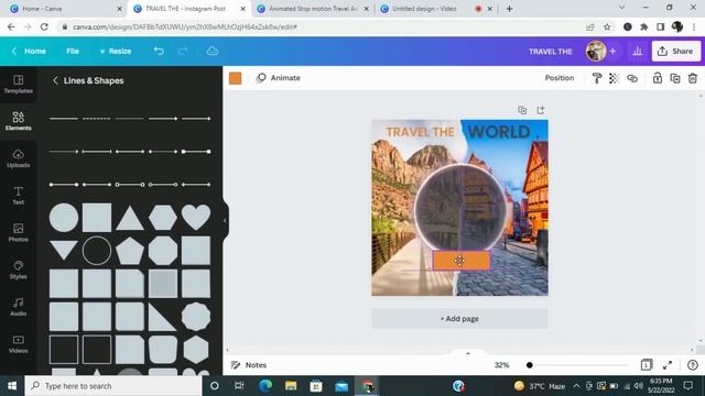 Create Animated Travel video ad in Canva смотреть онлайн