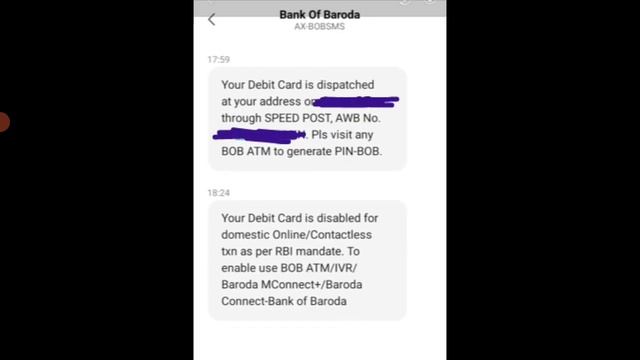bank of baroda atm card Tracking number kaise nikaale, how to know bob atm Card Tracking id 2023 смотреть онлайн