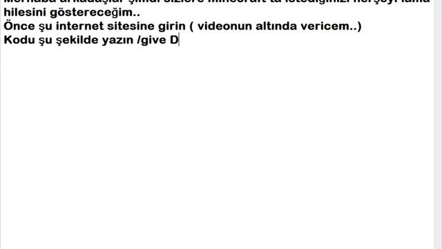 Minecraft Herşeyi alma hilesi смотреть онлайн