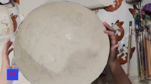 ПАПЬЕ-МАШЕ / БУМАЖНАЯ ПОСУДА СВОИМИ РУКАМИ / ТАРЕЛКА ИЗ БУМАГИ