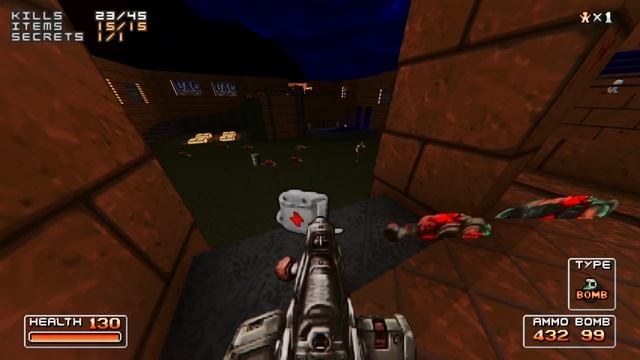 Doom 2 | Moonlit District | Map 03 | Iron Snail | 100% Secrets смотреть онлайн