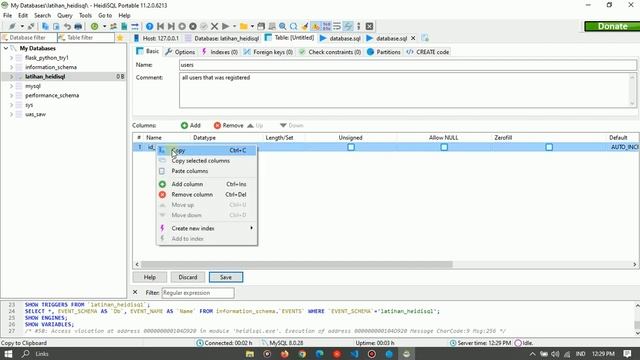 Membuat Database Baru Menggunakan HeidiSQL смотреть онлайн