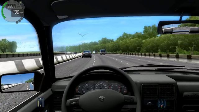 City Car Driving 1.5.2 ГАЗ 3110 [G27] смотреть онлайн