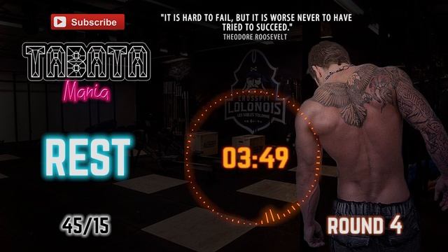 HiiT Workout Song W/ TIMER - 45/15 - By TABATAMANIA