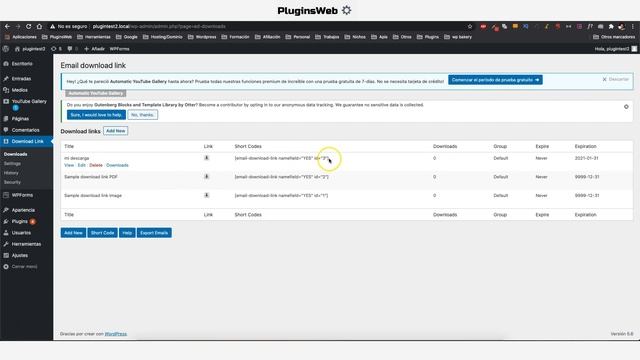 ✅ Email con DESCARGA a cambio de correo electrónico WORDPRESS смотреть онлайн