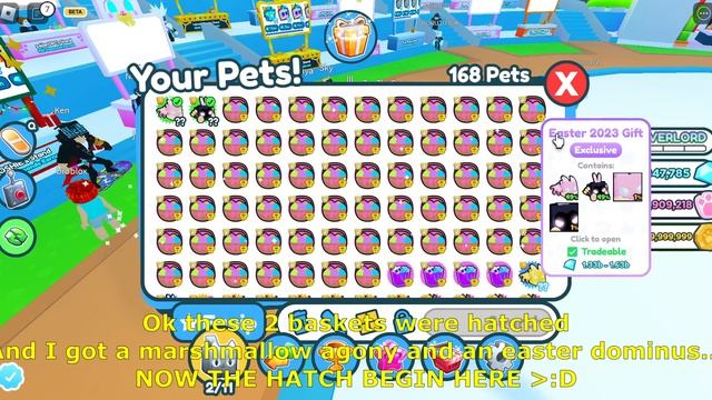 F2P try to hatch 68 easter baskets...but the hatch will stop once I got a huge смотреть онлайн