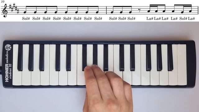 CALM DOWN - Tiktok Dans Şarkısı || Melodika Notaları смотреть онлайн