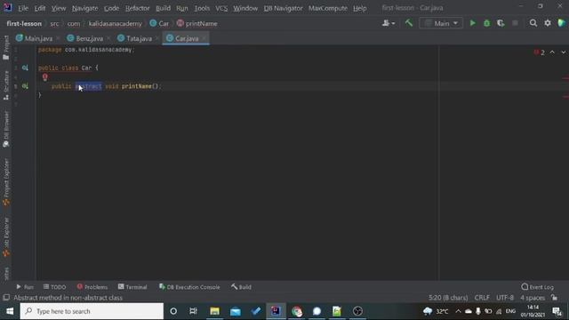 Java abstract class and concrete class | Tamil смотреть онлайн