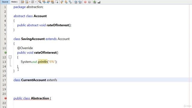 #48 Abstract methods in Java смотреть онлайн