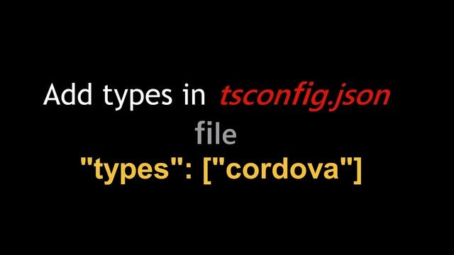 Cannot find type definition file '@types' - ionic 3 смотреть онлайн