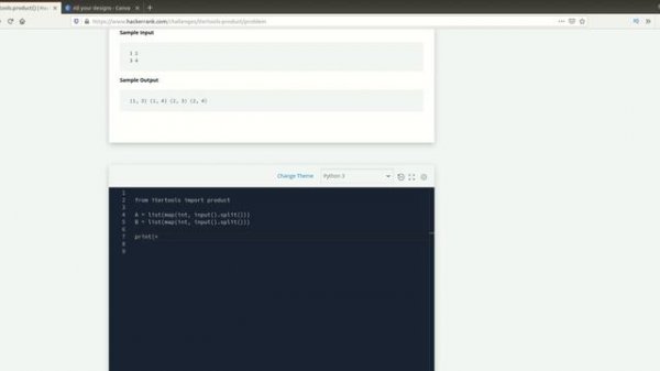 Python - itertools product