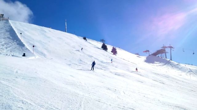 Австрия, пригород Куфштайна, деревня Зёль, черный спуск. смотреть онлайн