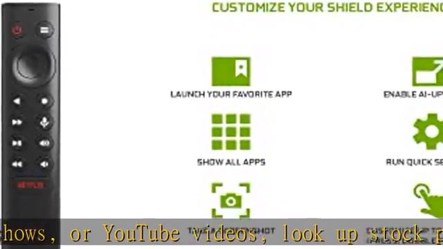 NVIDIA SHIELD Remote; Voice Search, Motion-Activated, Backlit Buttons, Customizable Menu Buttons, a смотреть онлайн
