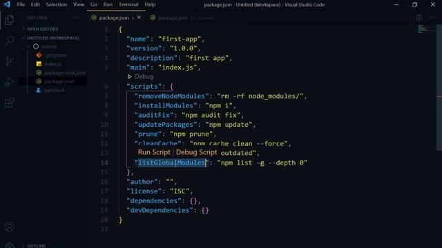 NPM & Yarn Useful Commands (Custom Scripts) смотреть онлайн