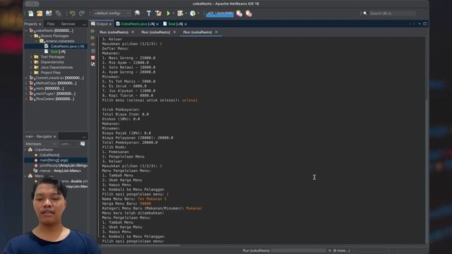 Tugas 2 Pemrograman Berbasis Desktop - Aplikasi Restoran Sederhana [JAVA] смотреть онлайн
