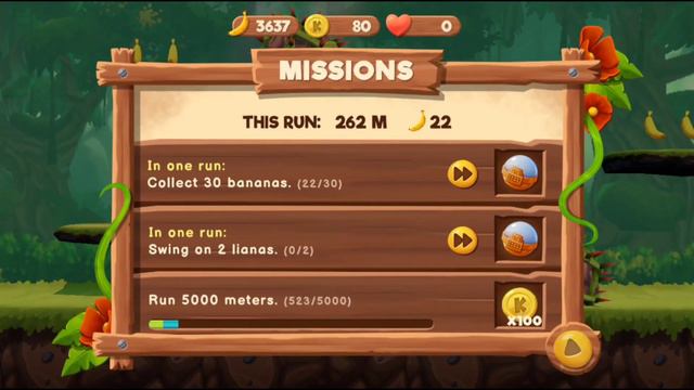 Banana Kong 2 Full Gameplay ( Android & iOs) Crocodile Attack смотреть онлайн