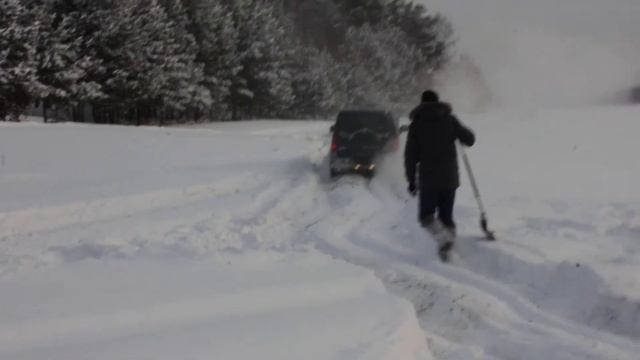 Jimny jb23w в поле. Маршрут новогодний. смотреть онлайн
