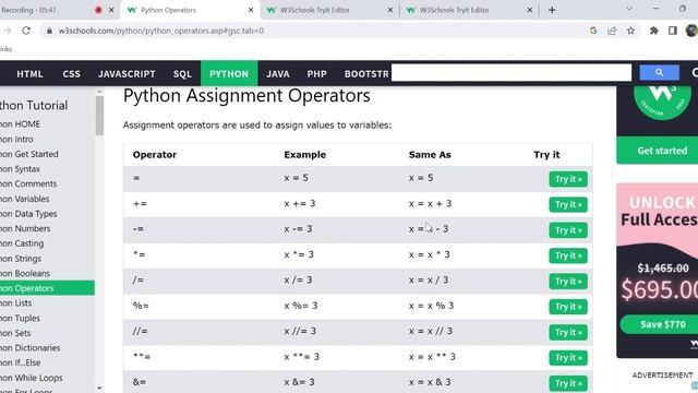 W3Schools PythonTutorial | Python Tutorial for beginners in Telugu | W3schools.com | W3schools смотреть онлайн