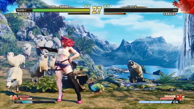 Street Fighter V Poison Arcade Mode HARD смотреть онлайн