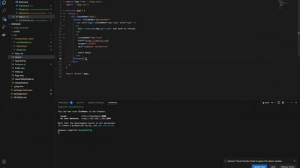 Авторизация в React-приложении с Firebase | Firebase Authentication on the web