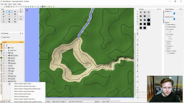 World Painter ТУТОРИАЛ №3 Как сделать реки в World Painter смотреть онлайн