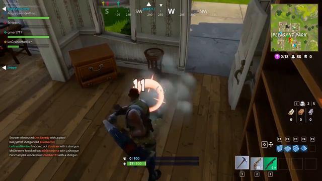 Fortnite Battle Royale Squads with several less popular people feat. Crendor, Strippin, GMart смотреть онлайн