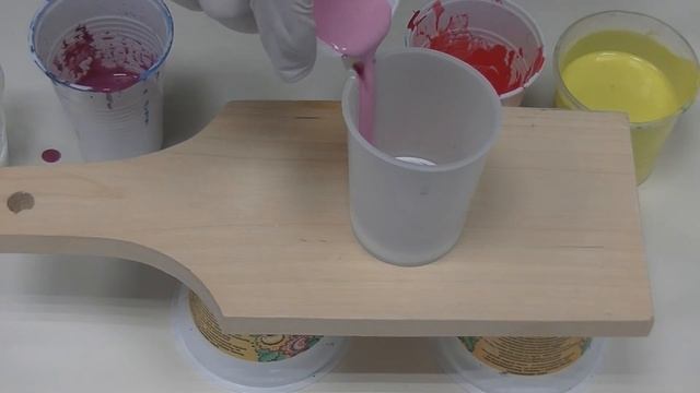 Жидкий акрил. Как приготовить акрил для заливки в технике "Pouring acrylic". Fluid art. смотреть онлайн