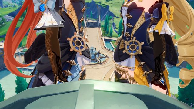 [giantess Growth]Navia And Nilou's Growth Battle