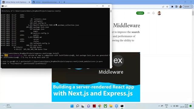 Next.js: invite Express.js as Middleware смотреть онлайн