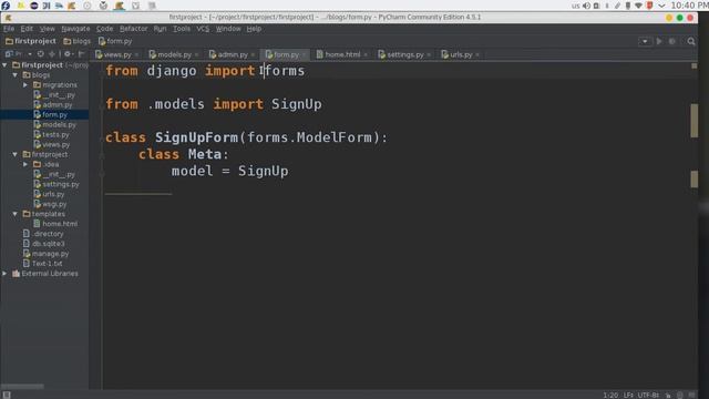 22 Python Web Django Forms الاشكال في بايثون ويب смотреть онлайн