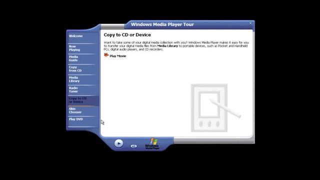 Windows Media Player 8 Tour Soundtrack - Copy to CD or Device смотреть онлайн
