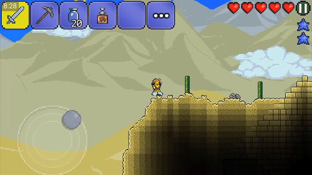Terraria Android #5 | очень жёсткое испытание | сделал кирку + попытка обмануть хранителя смотреть онлайн