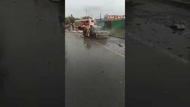 Возгорание машины смотреть онлайн