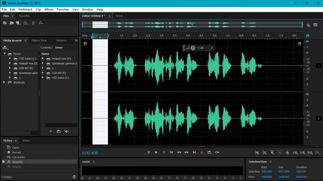 Как правильно убрать Шум Микрофона в Adobe Audition смотреть онлайн